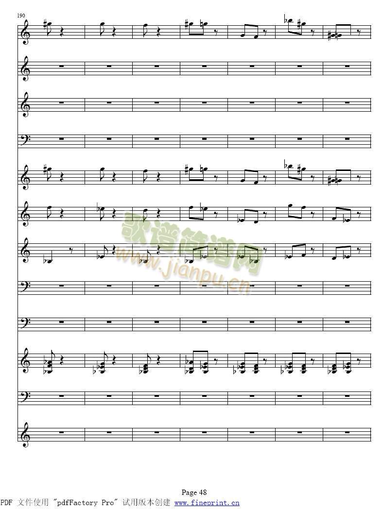 维瓦尔蒂&nbsp;&nbsp;四季　冬&nbsp;小提琴协奏曲41-488