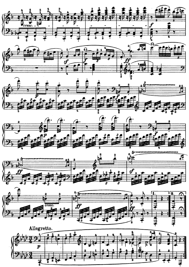 F大调第六钢琴奏鸣曲 - Op.10―27