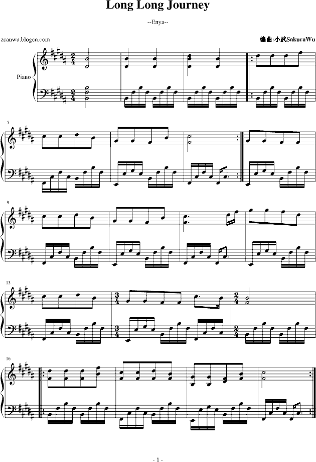 Long Long Journey-Enya恩雅1