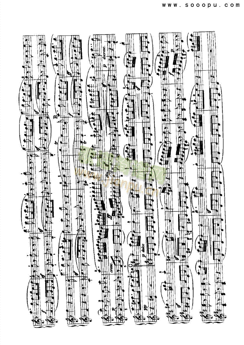变奏曲2―四手联弹 键盘类 钢琴8