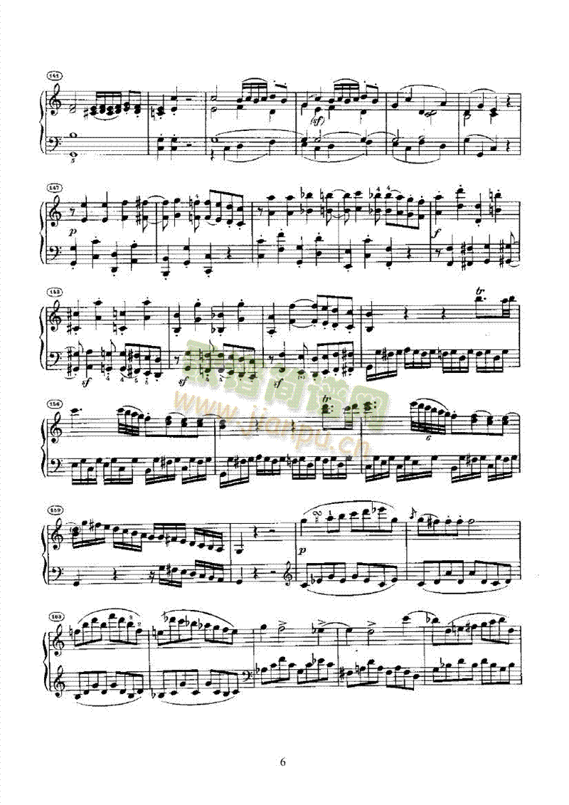 奏鸣曲(Opus2 Nr.3) 键盘类 钢琴6