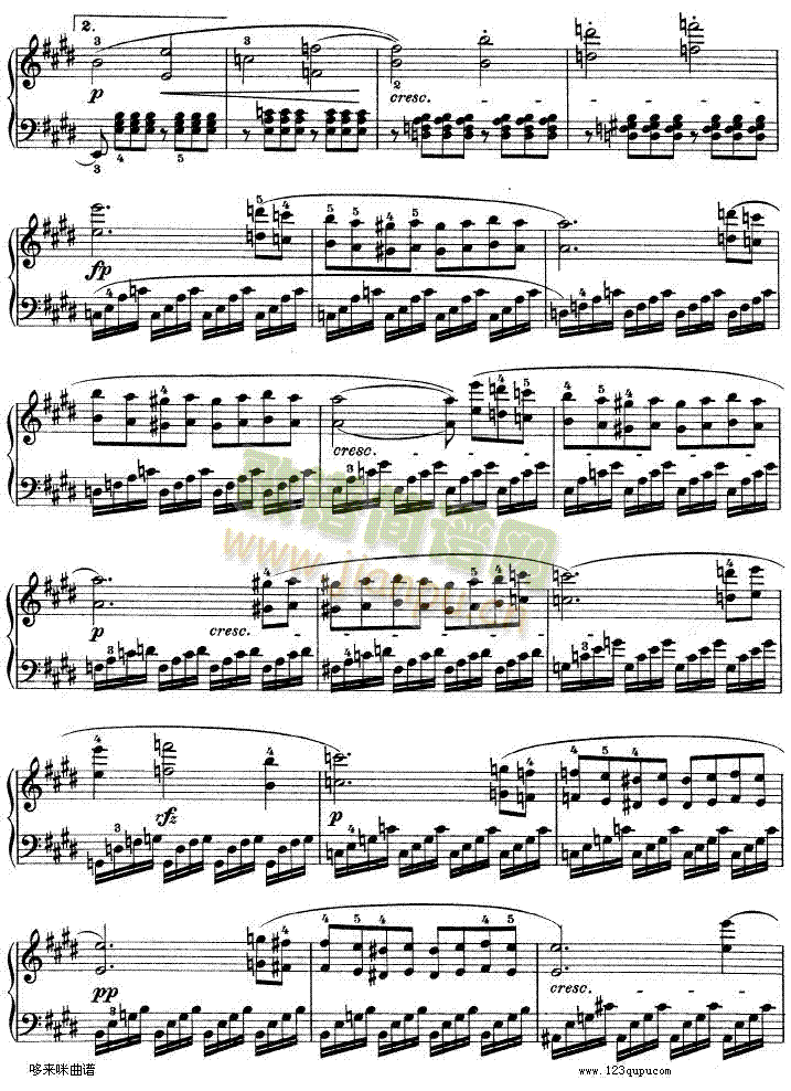 E大调第九钢琴奏鸣曲　Op. 14 No―1-贝多芬3