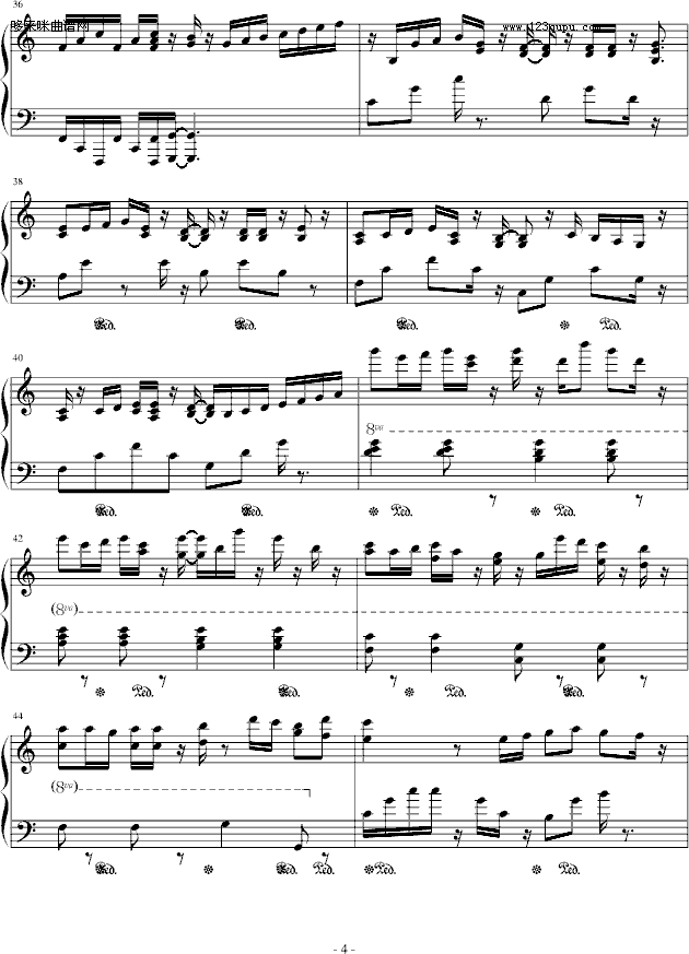 卡农-新版-帕赫贝尔-Pachelbel4
