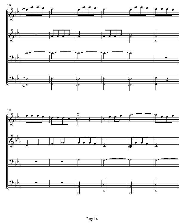 命运交响曲 -（钢琴4手联弹）14