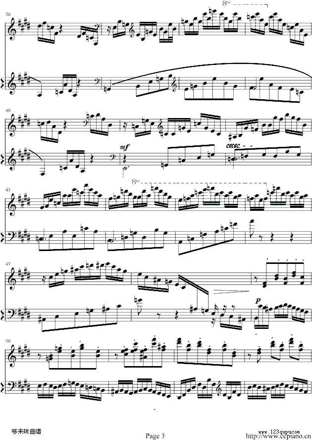 练习曲(NO.1)-莫什科夫斯基3