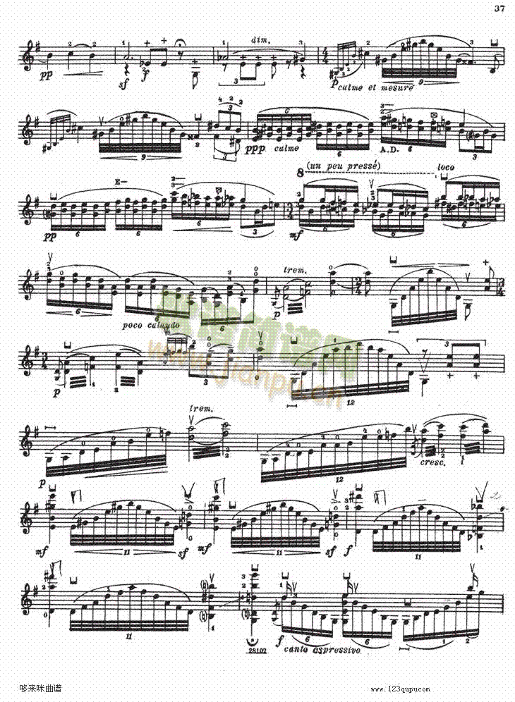 伊萨伊小提琴奏鸣曲（sonate No5）2