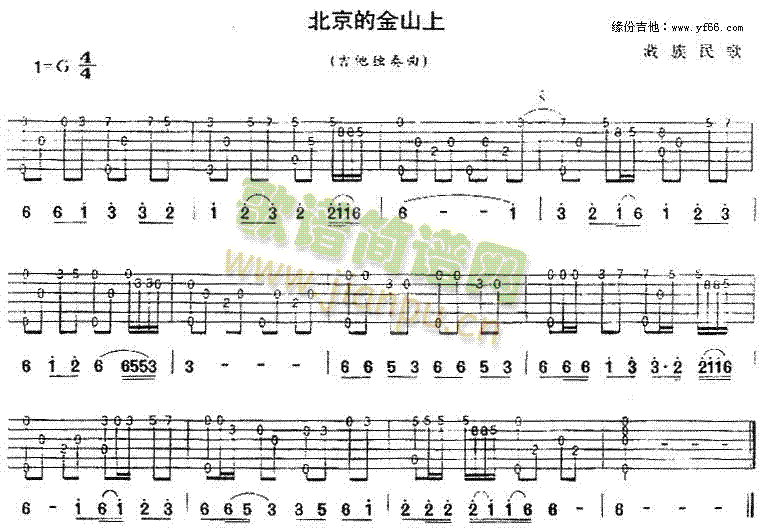 北京的金山上1