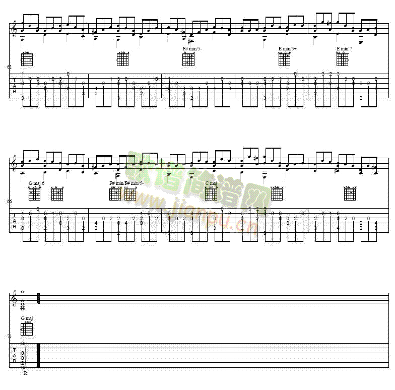 Jesu, Joy of Mans Desiring吉他谱( 六线谱)5