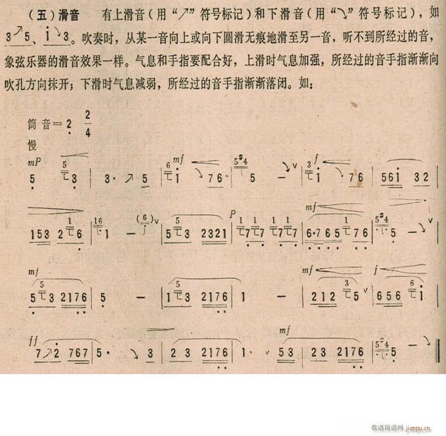 滑音练习曲1