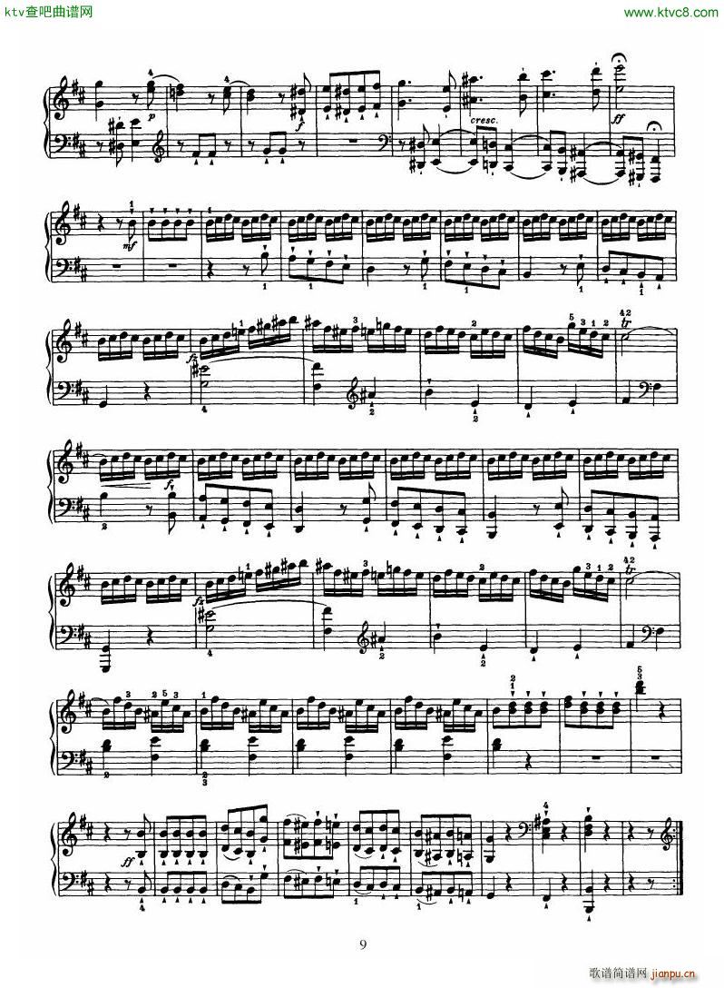 Haydn Piano Sonata No 32 In B9