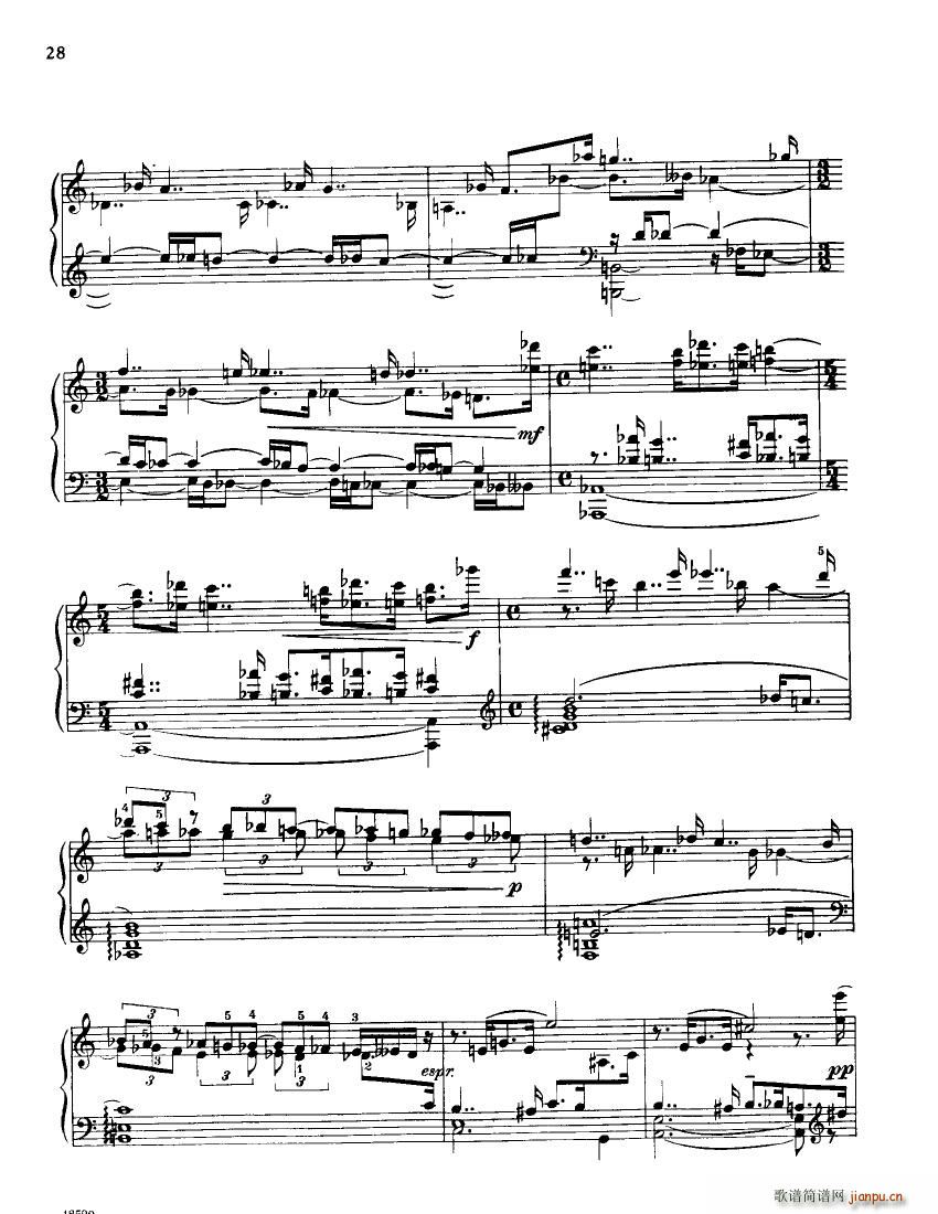 Barber op 26 Piano Sonata6