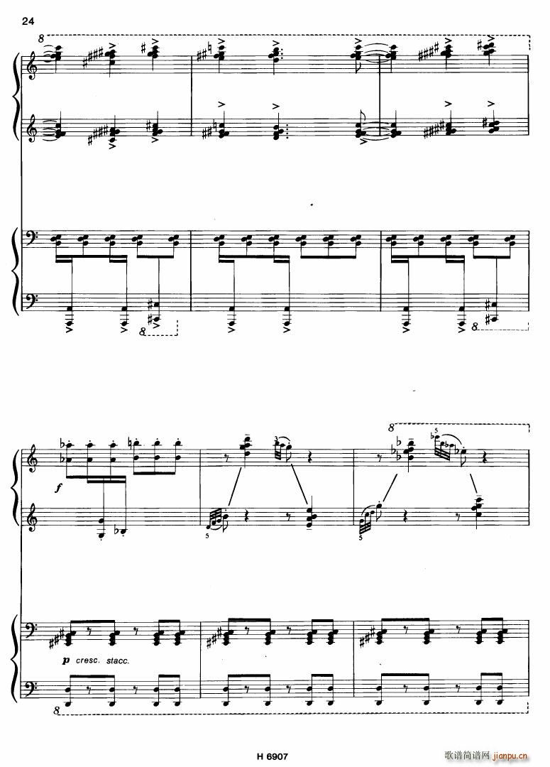 Barton Sonatina for 4 hands24