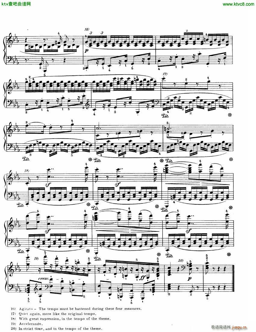 Beethoven WoO 80 32 Variations in C Minor19