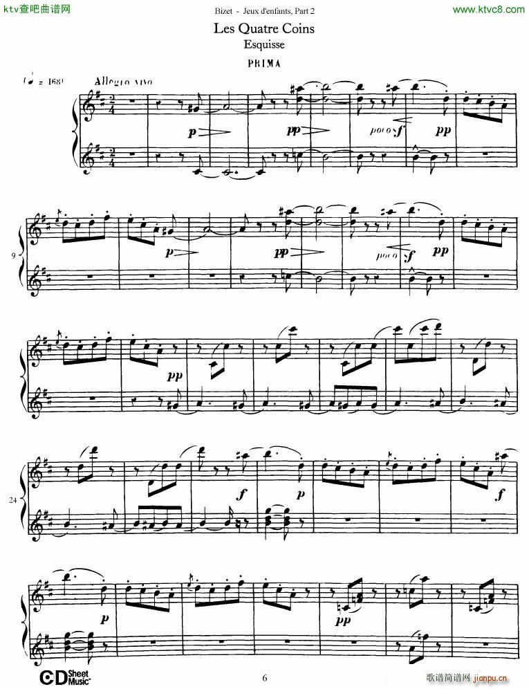 Bizet Jeaux d Enfants Part II7