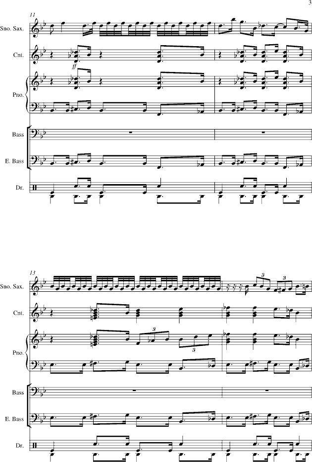 布鲁斯-钢琴谱(钢琴曲)-不得不爱3