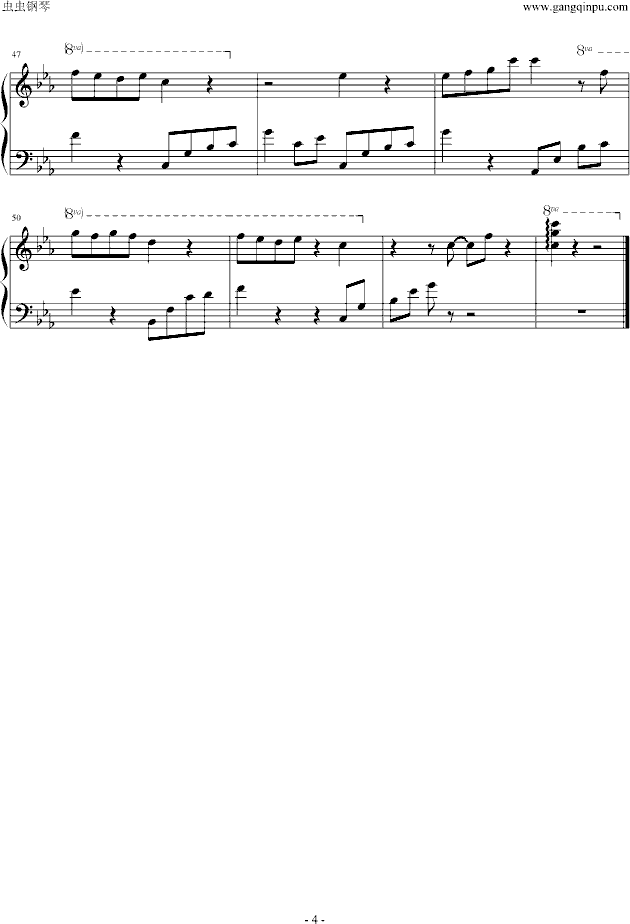 夜的钢琴曲(五)-钢琴谱(钢琴曲)-其它分类4