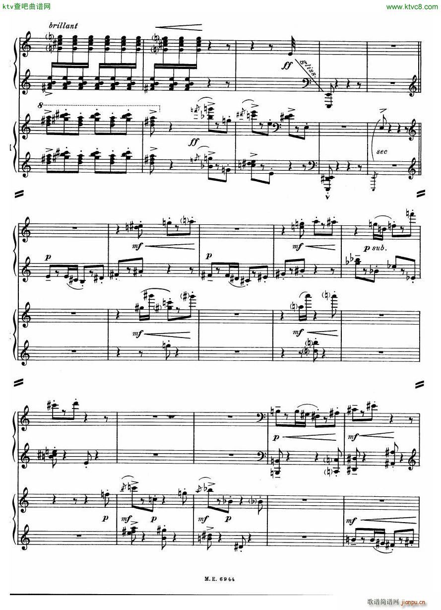 Auric Partita for two pianos31