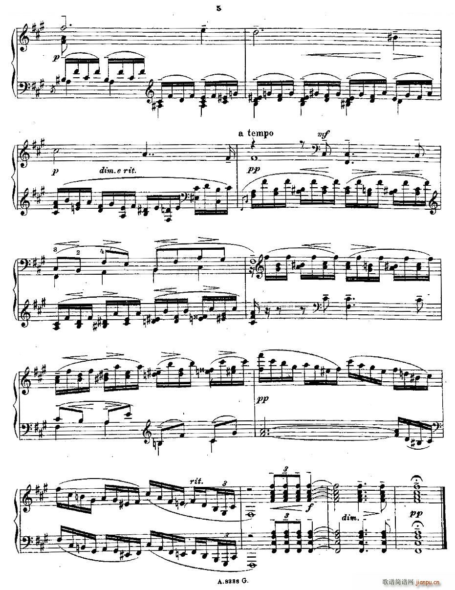 Rachmaninoff 10 Preludes Op 23 （拉赫玛尼诺夫《前奏曲》之一）5