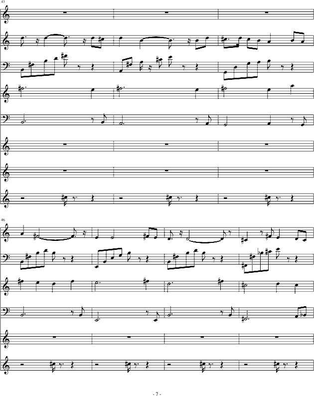 中国风【西湖相思】-钢琴谱(钢琴曲)-peterkingily7