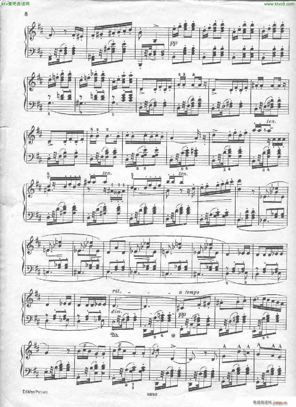 Bizet Carmen themes ed peters7