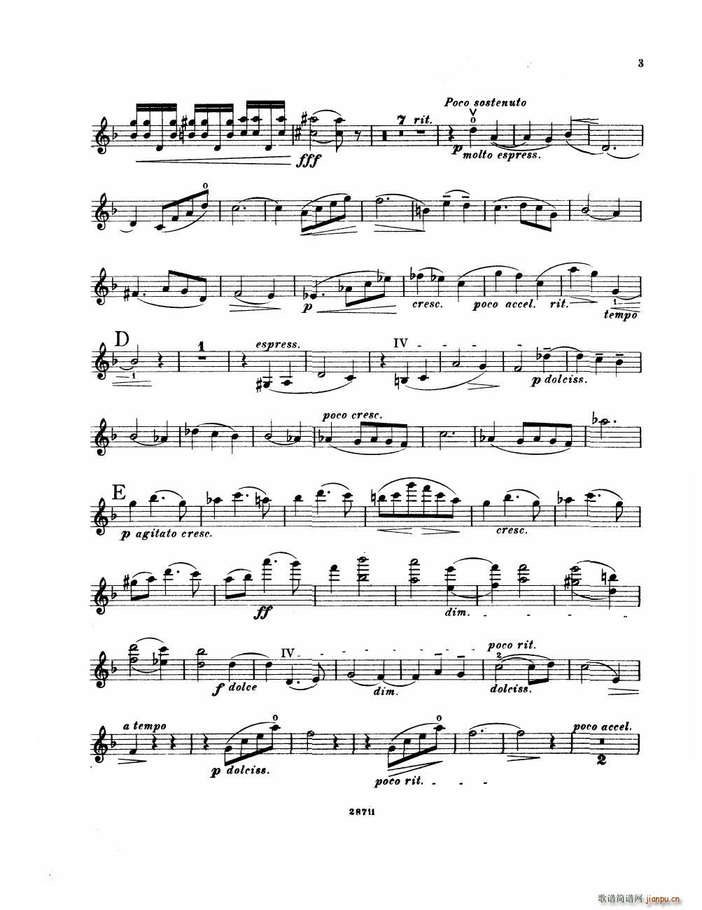 Bowen Suite for violin and piano violin part3