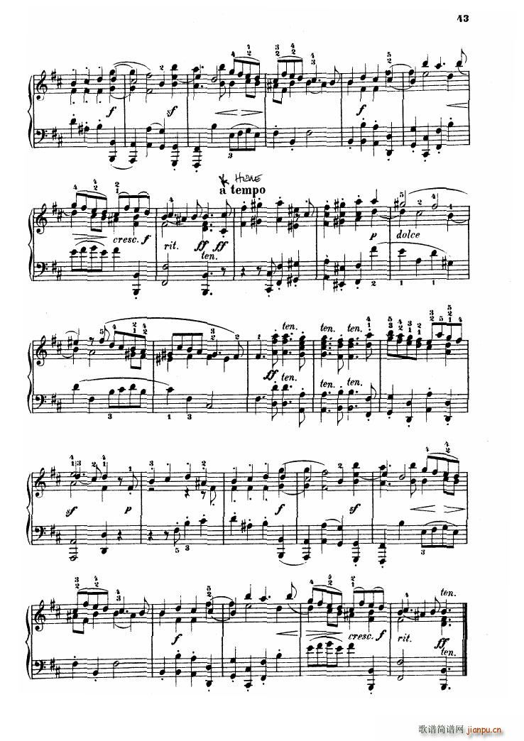 Corelli Album für Klavier Reinecke 二2