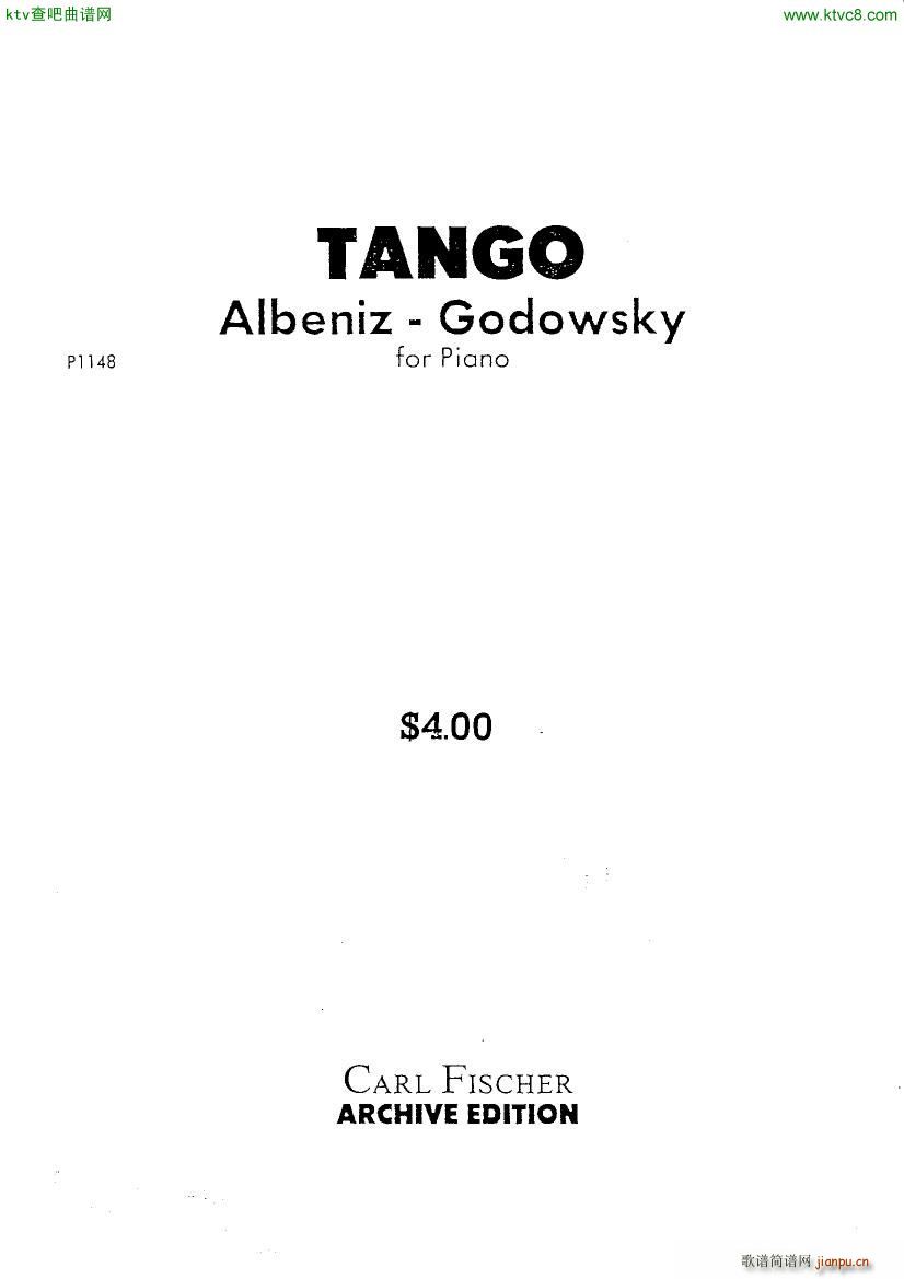 Albeniz Godowsky Tango1