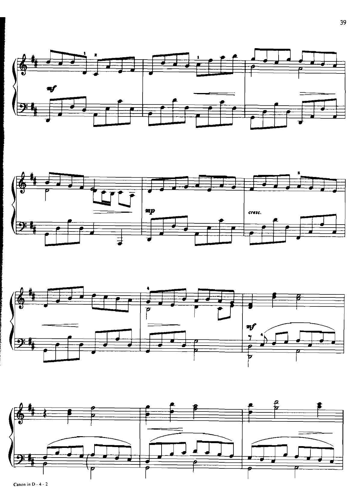 canon in d(Dan Coates 流行情调 集)2