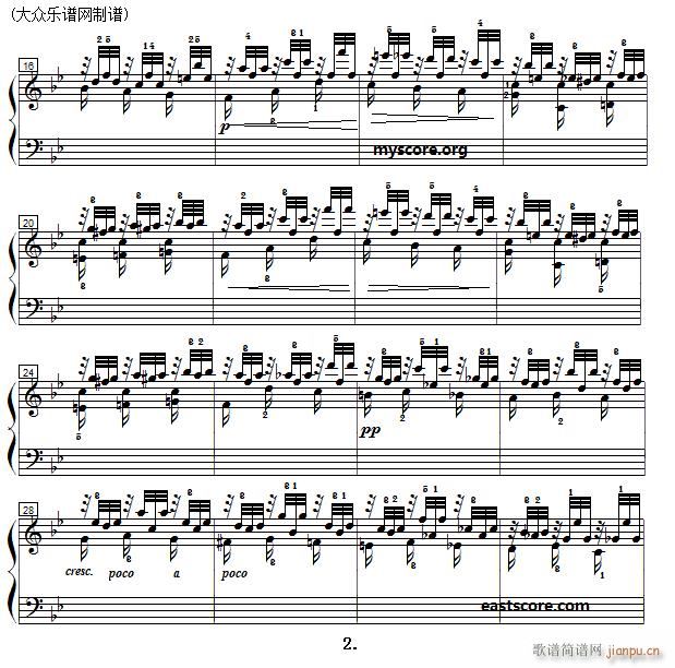 车尔尼《 钢琴快速练习曲》（Czerny 299）第13首 及练习提示2