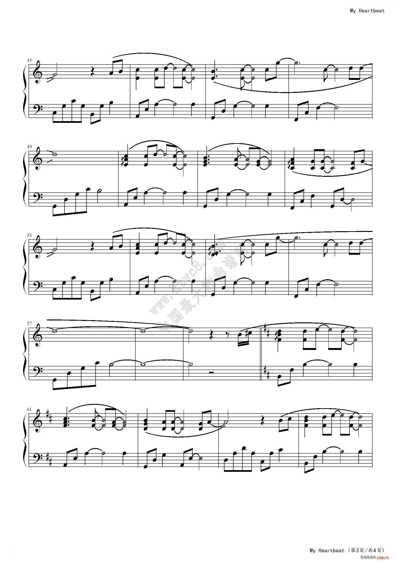 My Heartbeat (心跳感应 伴奏)4