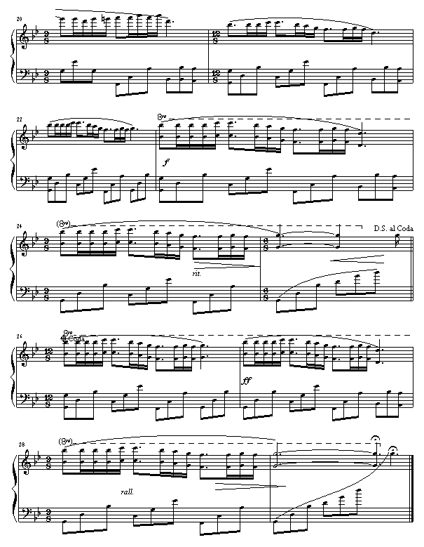 梦中的婚礼-钢琴谱(钢琴曲)-克莱德曼3