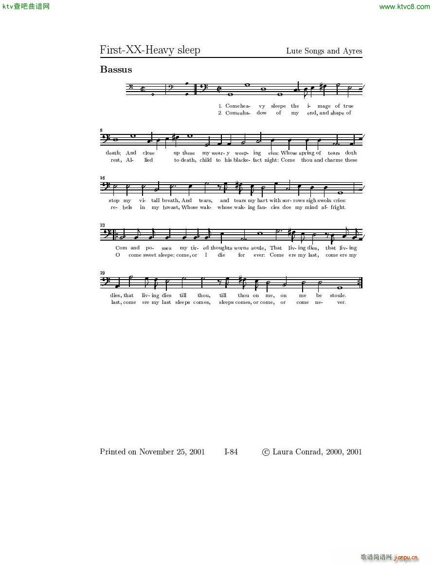 Dowland Lute Music 二40