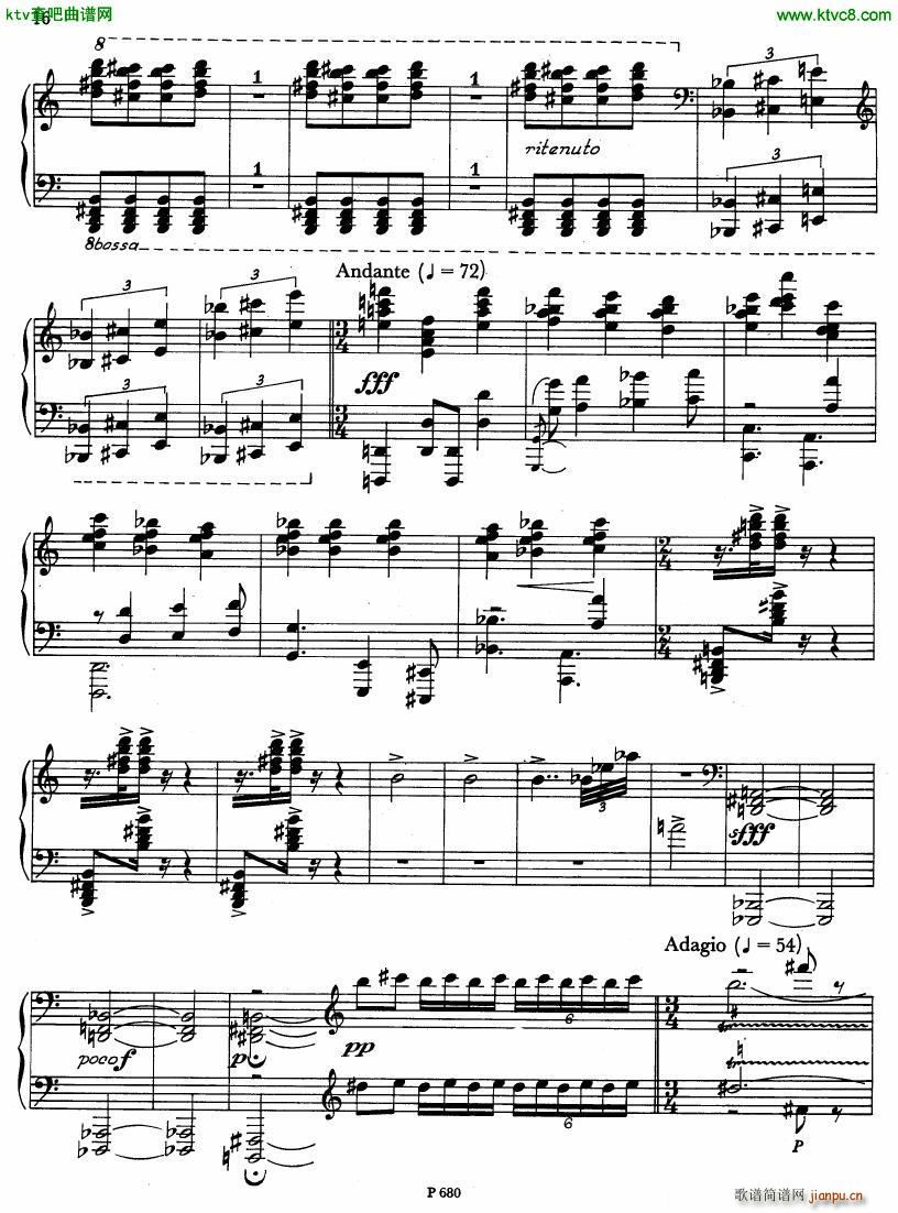Fiser piano sonata no 319