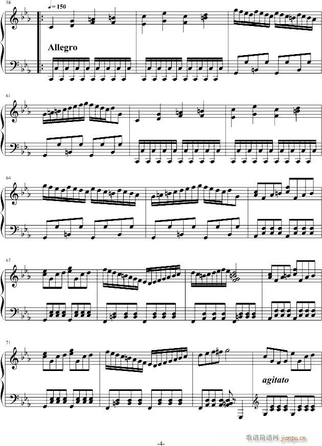 C小调第一钢琴奏鸣曲第一乐章（ver 2011.6）_舍勒七世4