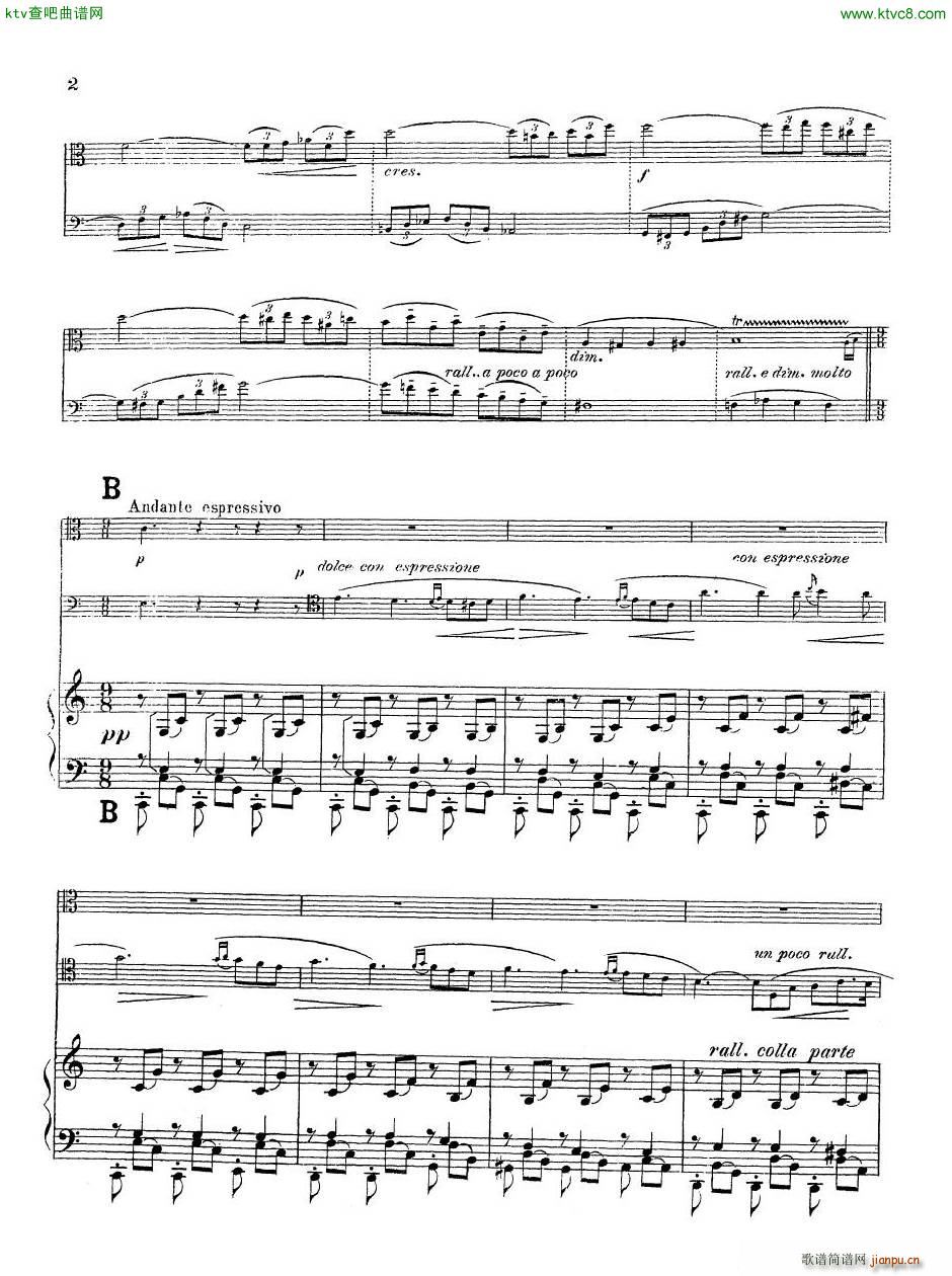 Drigo Meditation Viola Cello Piano13