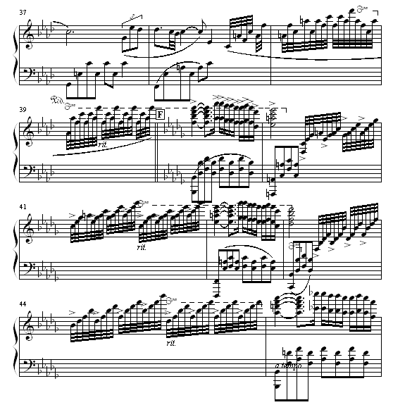 秋日私语-钢琴谱(钢琴曲)-克莱德曼4