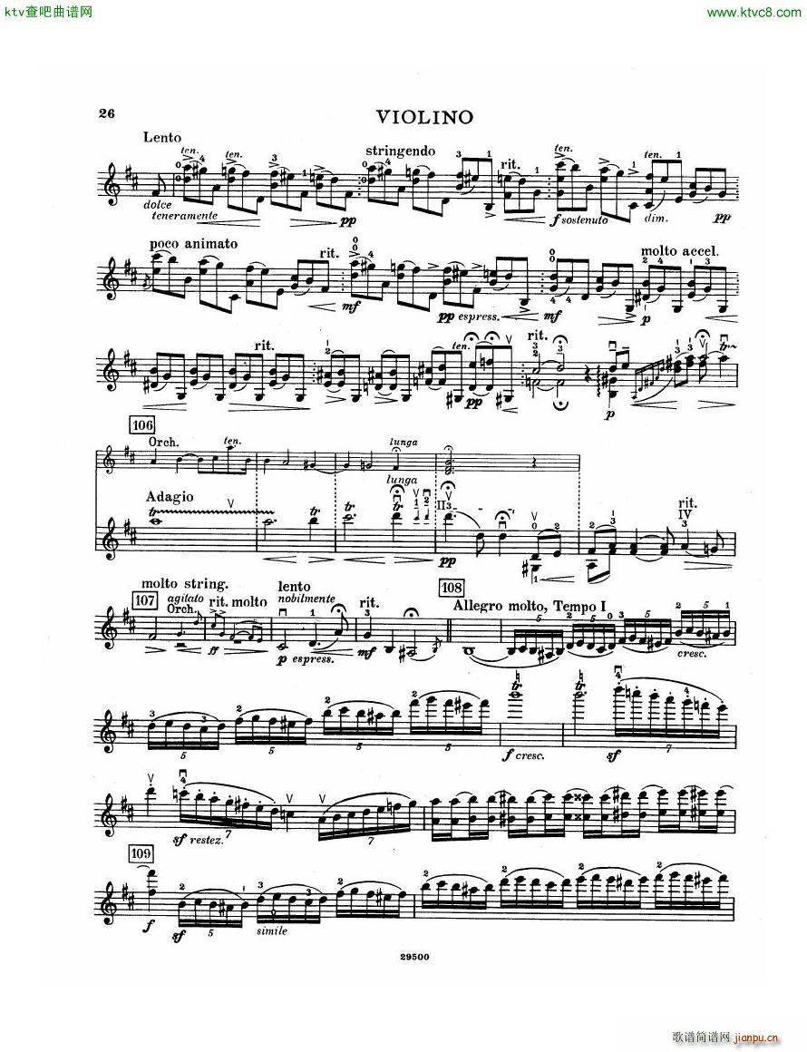 Elgar Violin Concerto Vn26