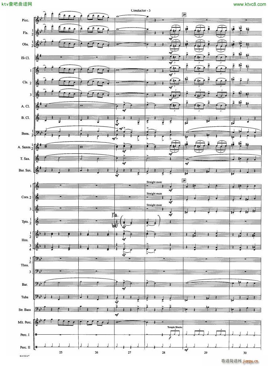 Anderson Sleigh Ride full score6