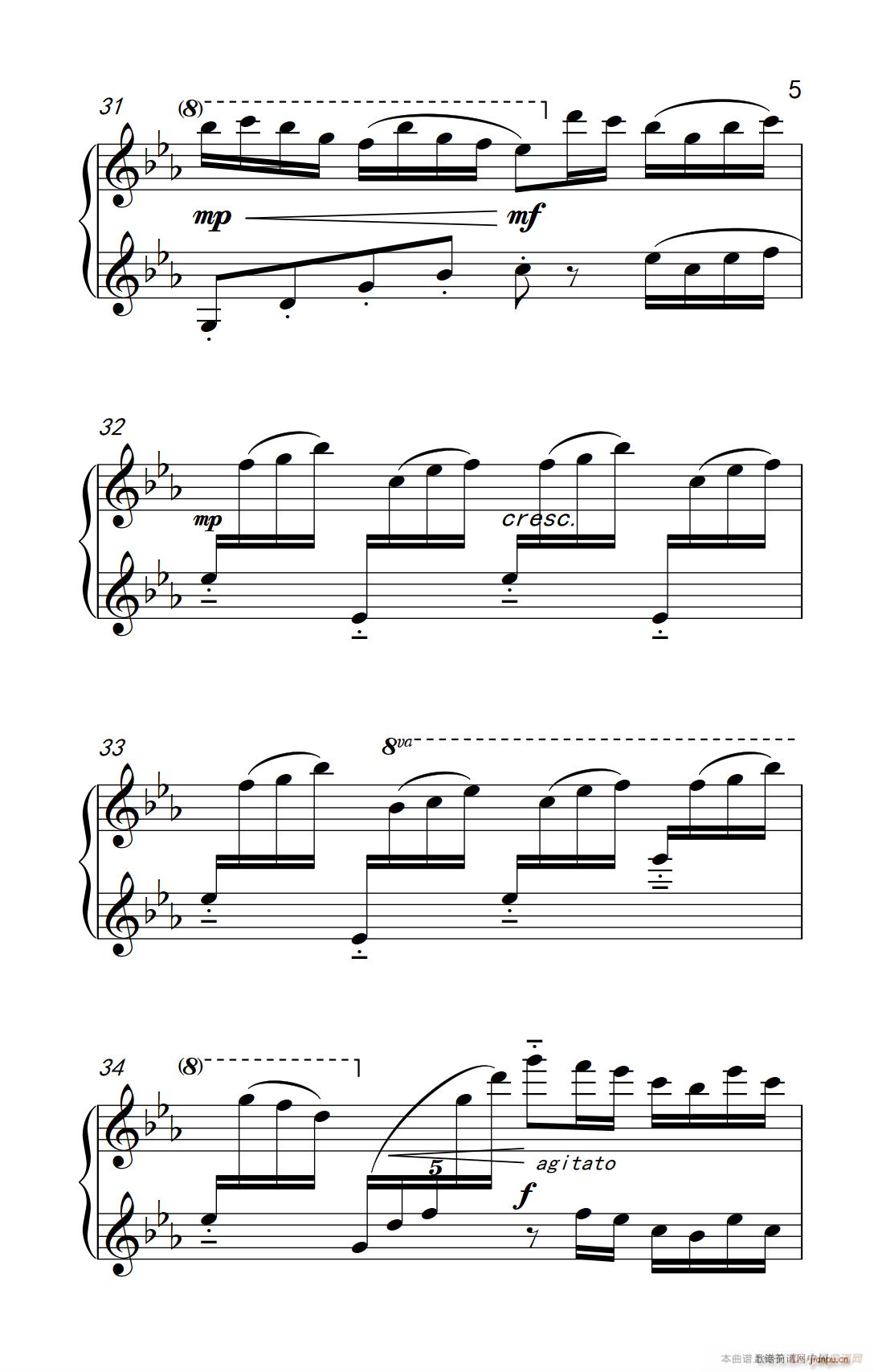 第九级3 旱天雷（中央音乐学院 钢琴（业余）考级教程 7-9级）5