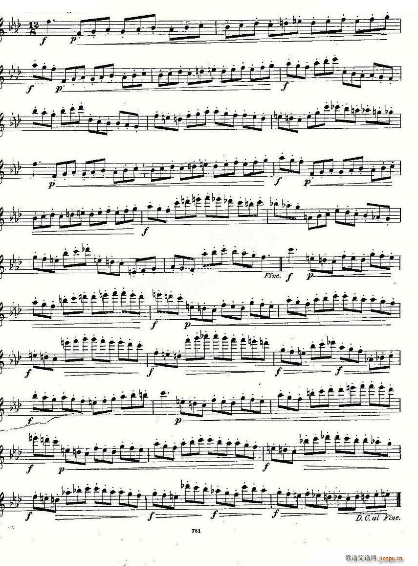 18 kleine Studien Op 41 笛萧谱17