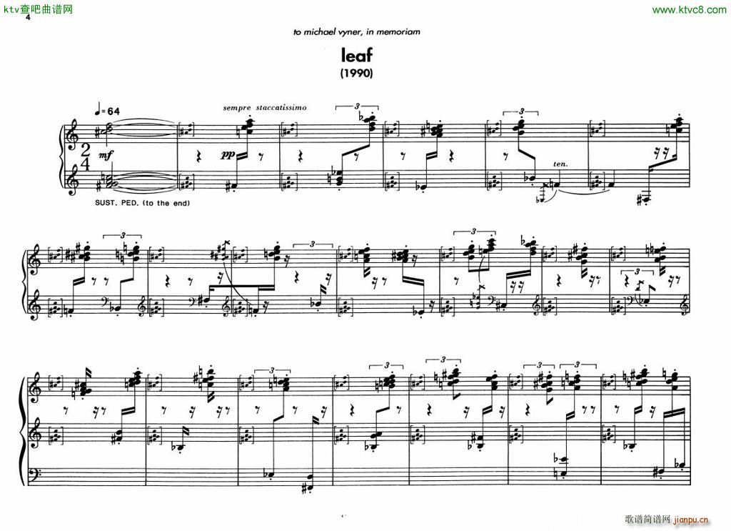 Berio 6 Encores for Piano4