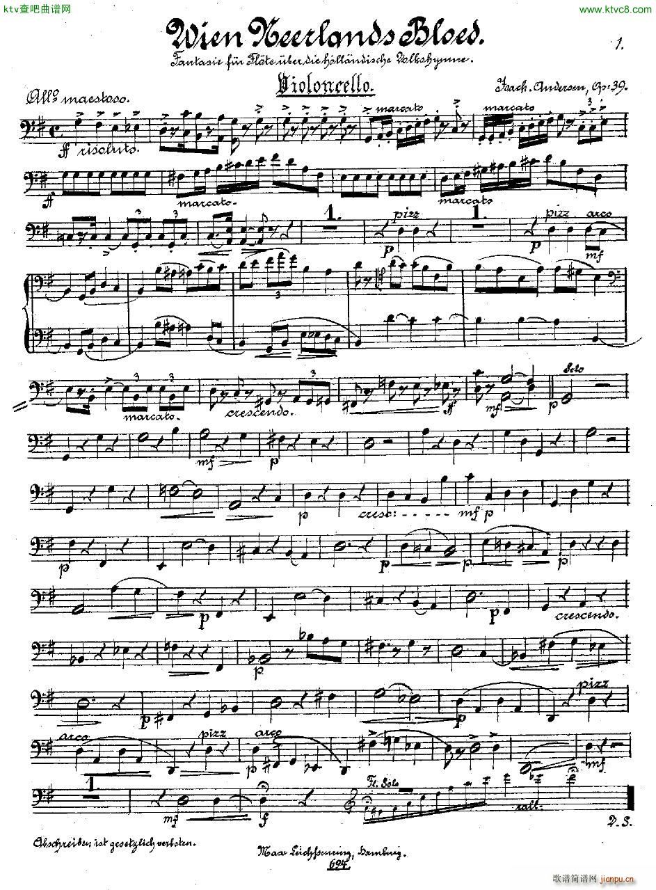 Andersen op 35 Wien Neerlands Bloed orch pts14