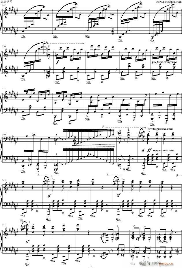 李斯特 《匈牙利狂想曲第8号》辉煌明亮的狂想曲_李斯特7