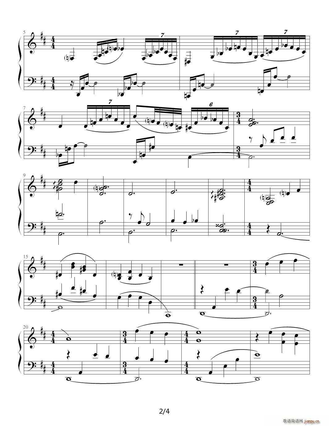 Playing love】原版】 D调2