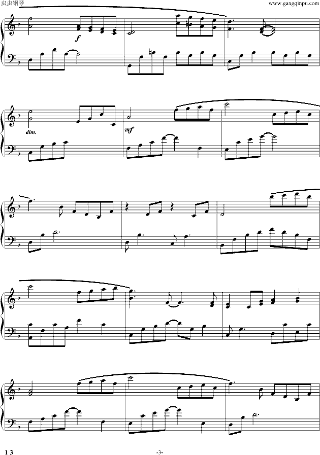 Sundial Dreams(白日梦）-钢琴谱(钢琴曲)-Kevin Kern3