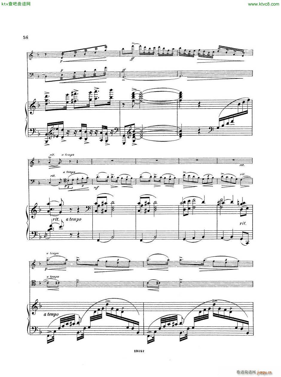 Arensky op 32 Piano Trio No 1 in D minor 1894 二8