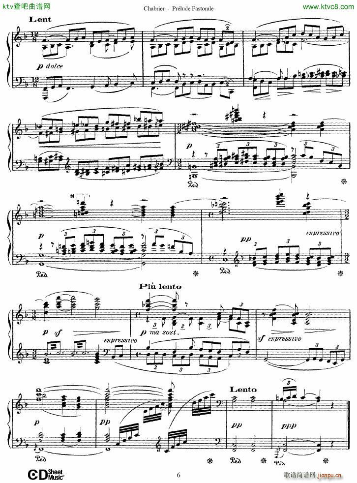 Chabrier Prelude Pastorale6