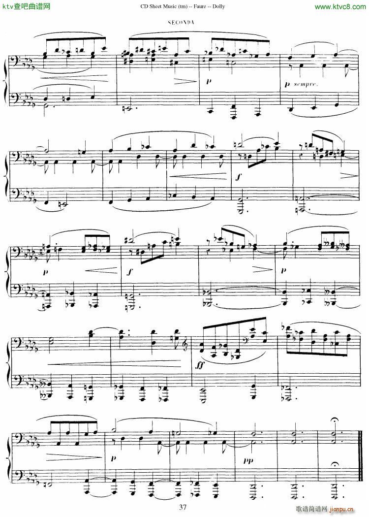 Fauré op 56 Dolly Suite38