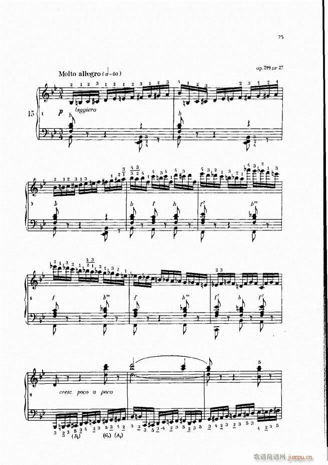 车尔尼手风琴练习曲集 Ⅳ55
