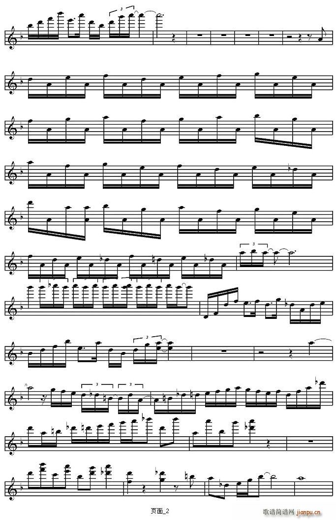 Tocatta and Fugue in D-Minor（小提琴谱）_陈美2